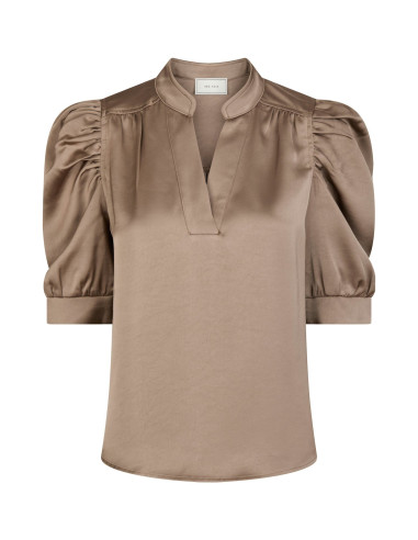 NEO NOIR - ROELLA HEAVY SATEEN BLOUSE NEO NOIR - ROELLA HEAVY SATEEN BLOUSE