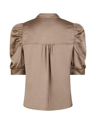 NEO NOIR - ROELLA HEAVY SATEEN BLOUSE NEO NOIR - ROELLA HEAVY SATEEN BLOUSE