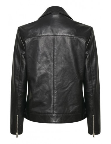 Torrent Nysgerrighed Infrarød Soaked in Luxury Maeve Leather Jacket LS - Leather jacket