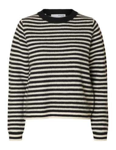 SELECTED - ANA KNIT WOOL O-NECK SELECTED - ANA KNIT WOOL O-NECK