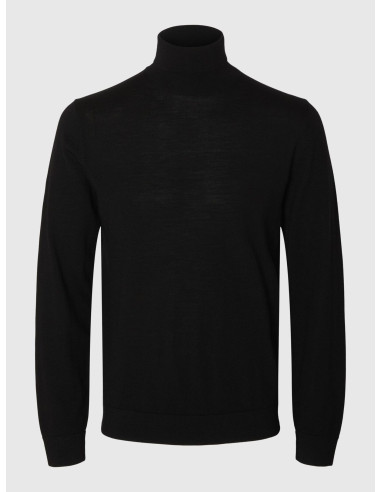SELECTED - TRAY LS KNIT MERINO ROLL NECK SELECTED - TRAY LS KNIT MERINO ROLL NECK