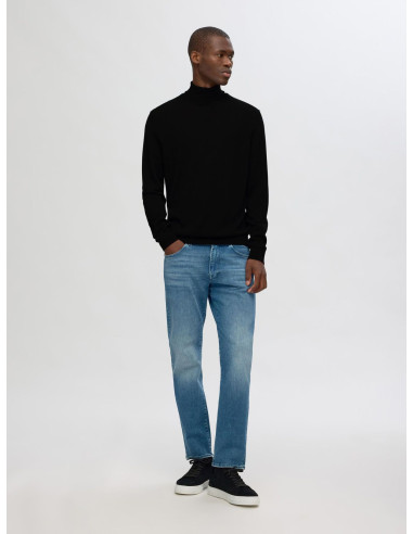 SELECTED - TRAY LS KNIT MERINO ROLL NECK SELECTED - TRAY LS KNIT MERINO ROLL NECK