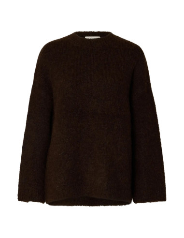 SELECTED - GABRIELLA LS KNIT NEW O-NECK SELECTED - GABRIELLA LS KNIT NEW O-NECK