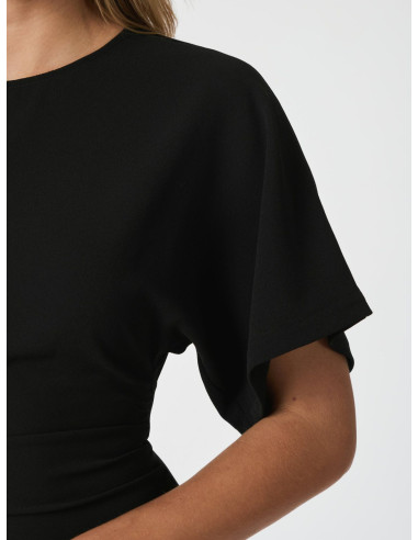 NEO NOIR - MILOINE DRAPE DRESS NEO NOIR - MILOINE DRAPE DRESS