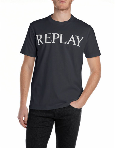 REPLAY -  T-SHIRT LOGO PRINT REPLAY -  T-SHIRT LOGO PRINT