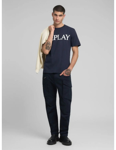REPLAY -  T-SHIRT LOGO PRINT REPLAY -  T-SHIRT LOGO PRINT