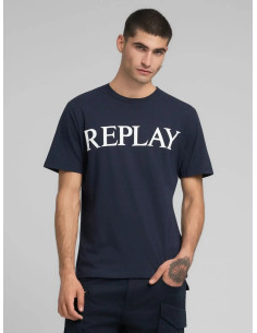 REPLAY -  T-SHIRT LOGO PRINT