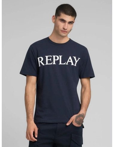 REPLAY -  T-SHIRT LOGO PRINT REPLAY -  T-SHIRT LOGO PRINT