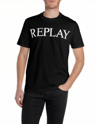 REPLAY - T-SHIRT LOGO PRINT REPLAY - T-SHIRT LOGO PRINT