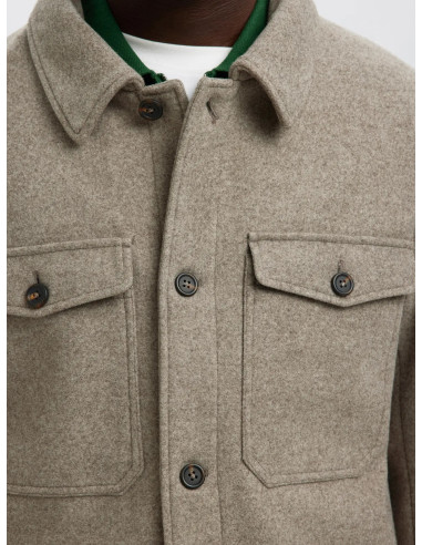 SELECTED - MITCH WOOL BLEND JACKET