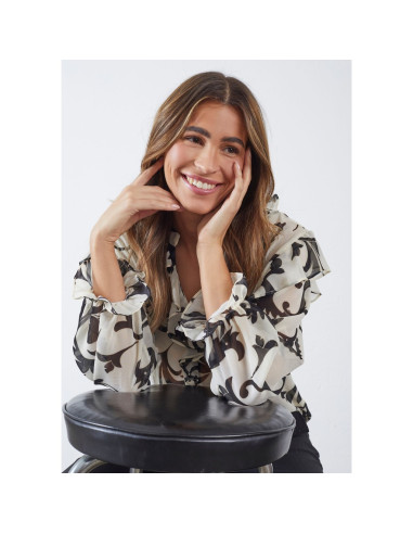 ISAY - VIBSE FLOUNCE BLOUSE ISAY - VIBSE FLOUNCE BLOUSE