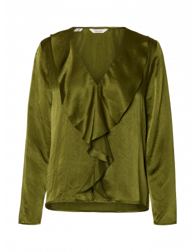 SELECTED - SELENE LS V-NECK TOP SELECTED - SELENE LS V-NECK TOP