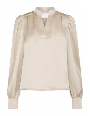 NEO NOIR - ROSSLYN HEAVY SATEEN BLOUSE