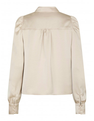 NEO NOIR - ROSSLYN HEAVY SATEEN BLOUSE