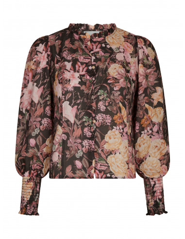 NEO NOIR - GILDA BIG FLOWER BLOUSE