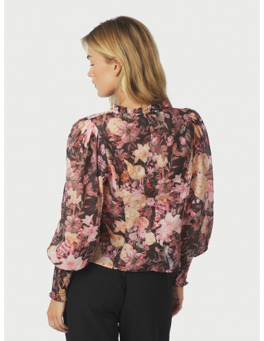 NEO NOIR - GILDA BIG FLOWER BLOUSE