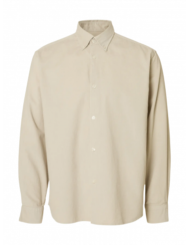 SELECTED - REGDANNI CORD BD LS SHIRT