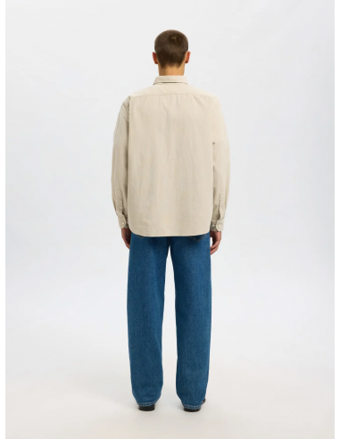 SELECTED - REGDANNI CORD BD LS SHIRT