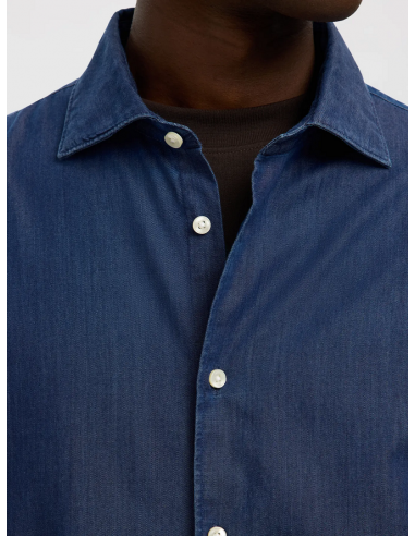 SELECTED - REGLEO DENIM LS SHIRT SPREAD