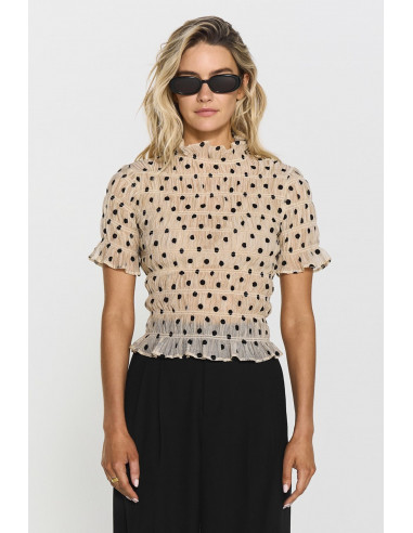 TWIST & TANGO - MYRA SMOCKED TOP