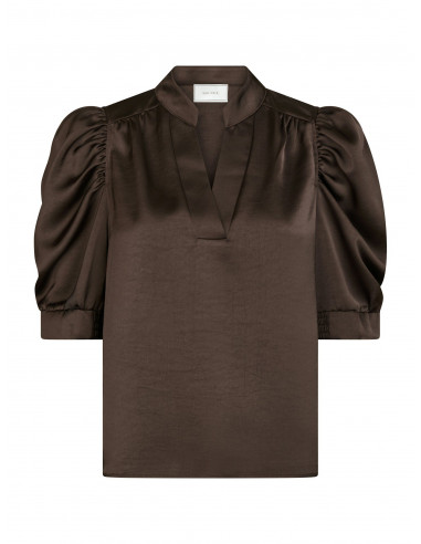 NEO NOIR - ROELLA HEAVY SATEEN BLOUSE