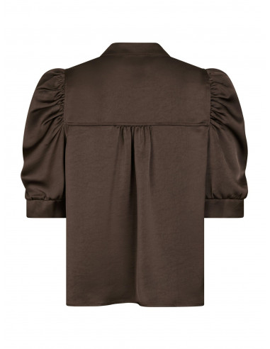 NEO NOIR - ROELLA HEAVY SATEEN BLOUSE