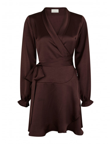 NEO NOIR - COLBIE HEAVY SATEEN DRESS