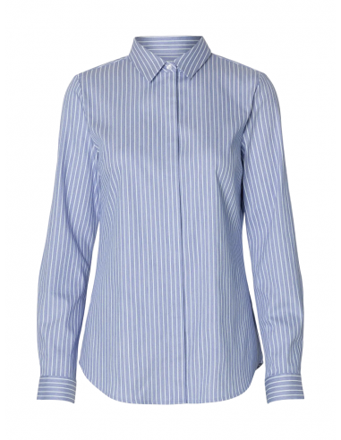 SELECTED - ROMIE LS STRIPED FITTED SHIRT