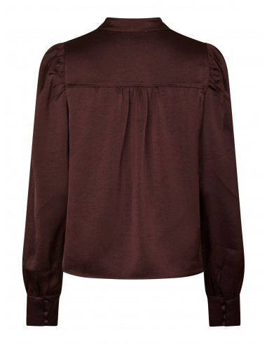 NEO NOIR - ROSSLYN HEAVY SATEEN BLOUSE