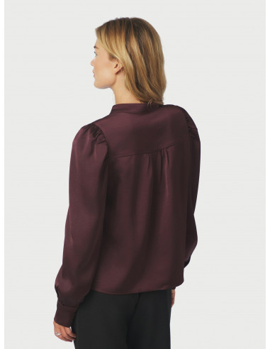 NEO NOIR - ROSSLYN HEAVY SATEEN BLOUSE