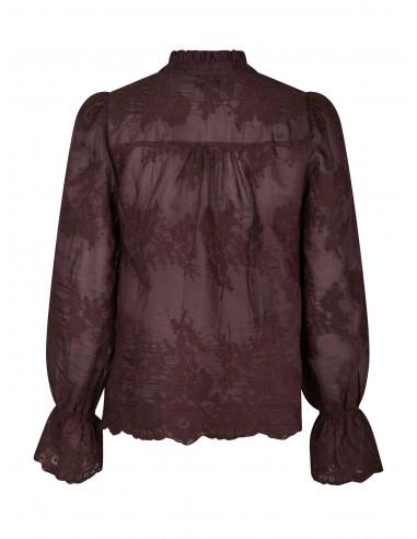 NEO NOIR - AMARA BIG EMBROIDERY BLOUSE