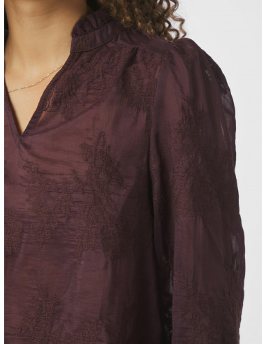 NEO NOIR - AMARA BIG EMBROIDERY BLOUSE