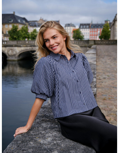 NEO NOIR - ETTA STRIPE SHIRT