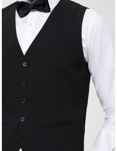 SLHSLIM-MYLOLOGAN BLACK WAISTCOAT B NOOS SLHSLIM-MYLOLOGAN BLACK WAISTCOAT B NOOS