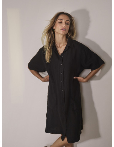 Mal Linen Shirt Dress