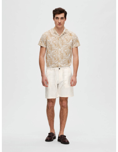 SLHCOMFORT-BRODY LINEN SHORTS SLHCOMFORT-BRODY LINEN SHORTS
