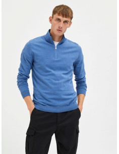 SLHBERG HALF ZIP CARDIGAN