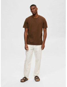 SLHASPEN SS O-NECK TEE NOOS