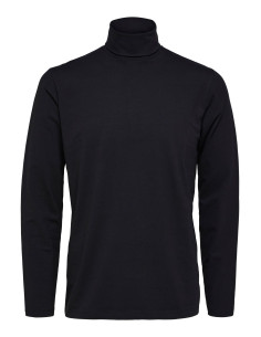 SLHSLIM-RORY LS ROLL NECK TEE