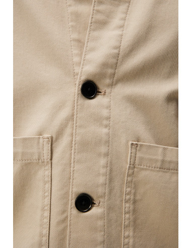 Lando Organic Twill Overshirt Lando Organic Twill Overshirt