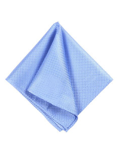 Light Blue Silk Pocket Square