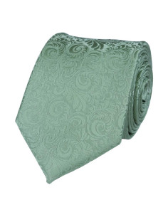 Green Pattern Silk Tie