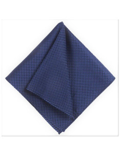 Blue Silk Pocket Square