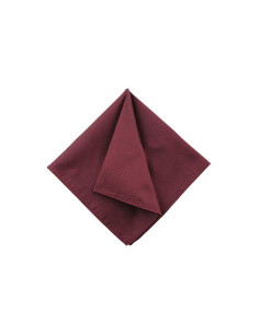 Burgundy Solid Silk Pocket...