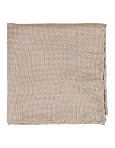 Beige Silk Pocket Square Beige Silk Pocket Square