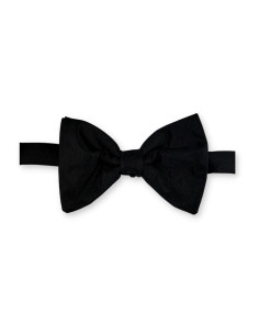 Black Silk Bow Tie