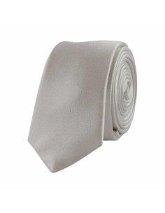 White Silk Tie