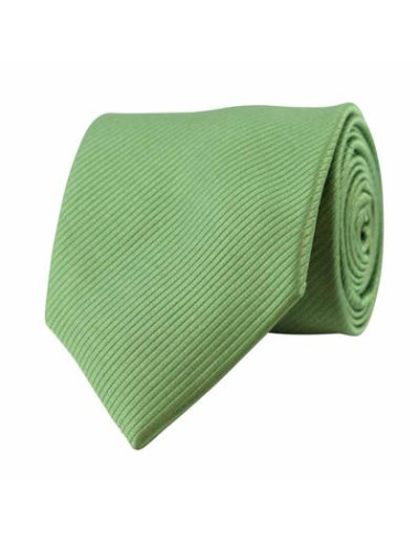 Green Solid Silk Tie