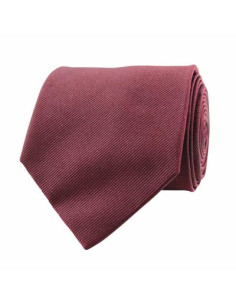 Burgundy Silk Tie Solid
