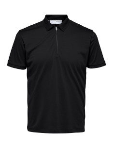 SLHFAVE ZIP SS POLO B
